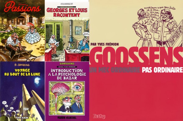 Quelques livres de et sur Daniel Goossens.