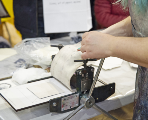 SoBD 2018 - Atelier gravure sur brique de lait