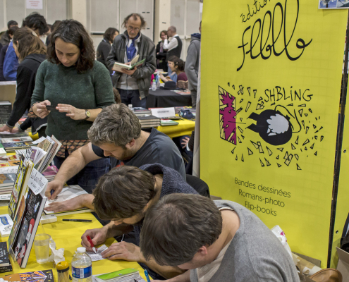 Stand des éditions FLBLB