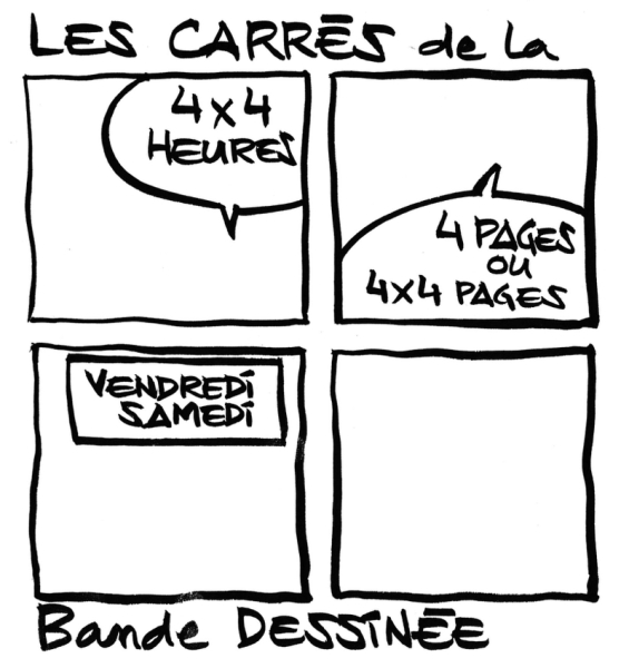 Les Carrées de la BD. Ateliers de l'Académie des Beaux-Arts