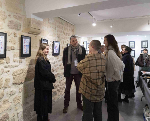 Exposition des lauréats du CROUS au SoBD