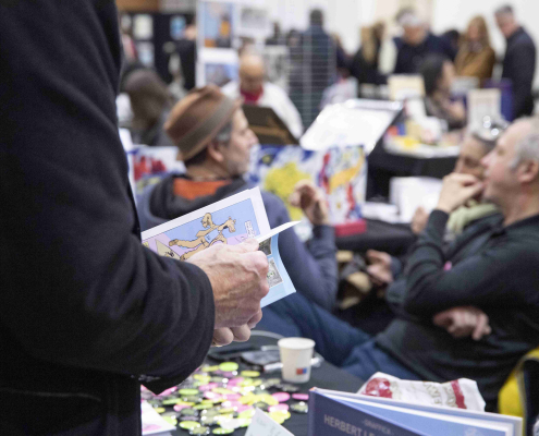 Vue des stands du SoBD 2023