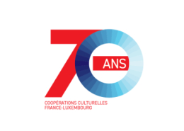 Logo des 70 ans des Coopérations culturelles France-Luxembourg