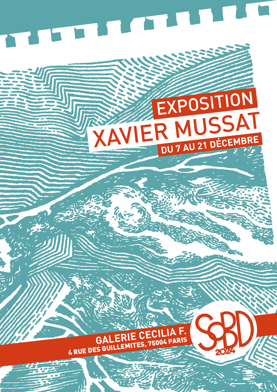 Affiche Exposition Xavier Mussat