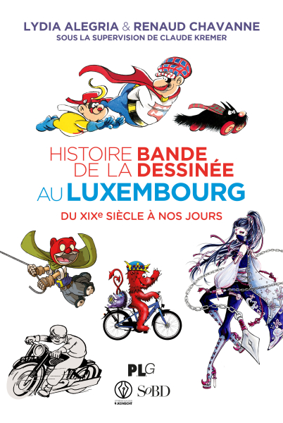 Couverture de l'Histoire de la Bande dessinée au Luxembourg